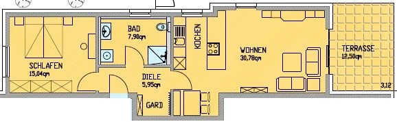 Grundriss WE12